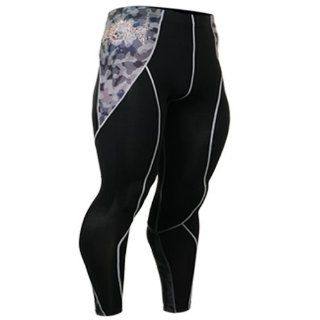 Fixgear Mens Womens military print Spandex Tights Compression Pants S ~ 2XL  Running Compression Tights  Sports & Outdoors
