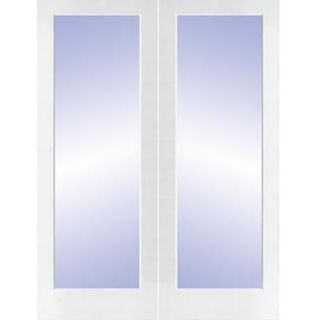 ReliaBilt 1 Lite Solid Core Pine Universal Interior French Door (Common 80 in x 48 in; Actual 81.5 in x 49.5 in)