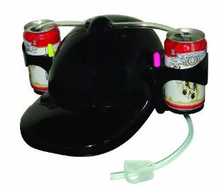 Black Drinking Helmet Soda Hat Toys & Games