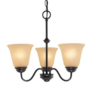 Volume International Hammond 3 Light Antique Bronze Chandelier