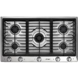 Dacor 36 in 5 Burner Gas Cooktop (Stainless)