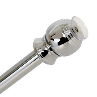 Style Selections 72 in Chrome Adjustable Shower Rod