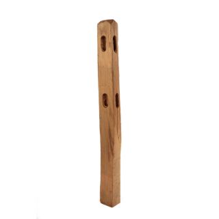 Idaho Timber Split Rail Wood Fence End Post (Actual 6.5 ft)