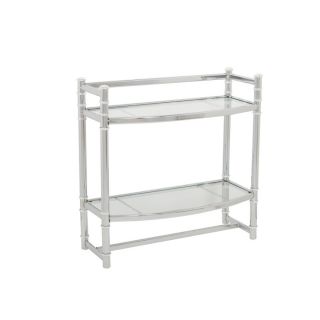 allen + roth 21 in Glass and Wire Wall Mounted Shelving