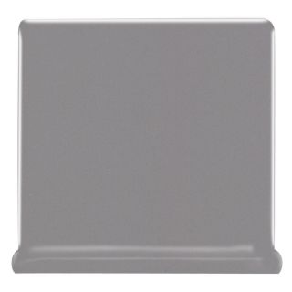 American Olean Bright Storm Gray Ceramic Cove Base Tile (Common 4 in x 4 in; Actual 4.25 in x 4.25 in)