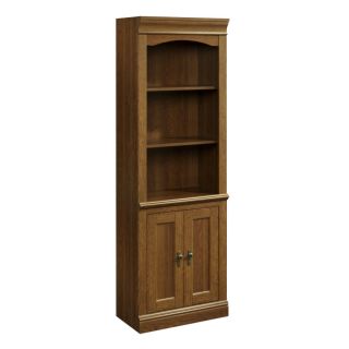 Sauder Library With Doors (Planked Cherry finish)