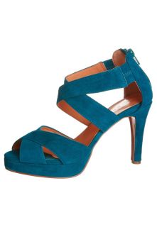 Carma Shoes   High heeled sandals   petrol