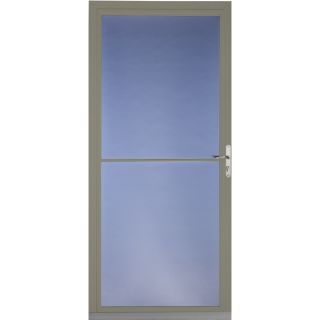 Pella Putty Full View Tempered Glass Storm Door (Common 81 in x 36 in; Actual 80.78 in x 37 in)