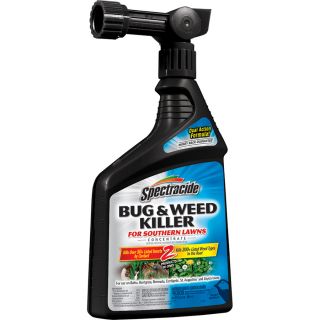 Spectracide 32 fl oz Bug & Weed Killer for Southern Lawns Concentrate Ready To Spray