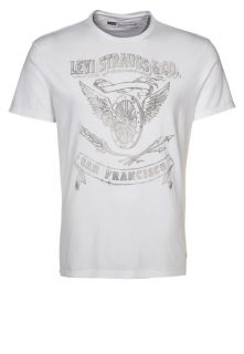Levis®   STANDARD GRAPHIC CREW GOOD/BETTER   Print T shirt   white