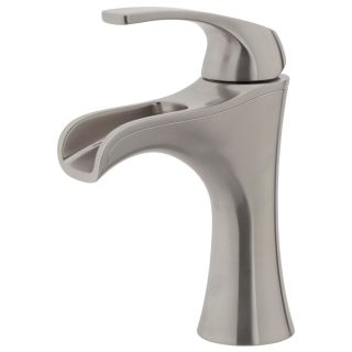 Pfister Jaida Brushed Nickel 1 Handle Single Hole Watersense Labeled Bathroom Sink Faucet Drain Included