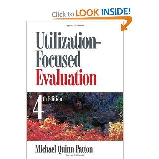Utilization Focused Evaluation 9781412958615 Social Science Books @