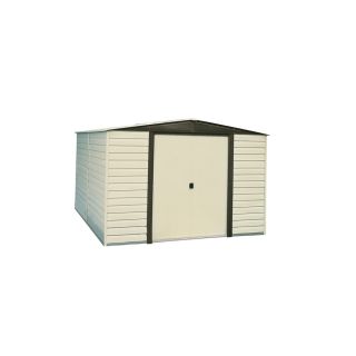 Arrow Vinyl Coated Steel Storage Shed (Common 10 ft x 6 ft; Interior Dimensions 9.85 ft x 5.5 ft)