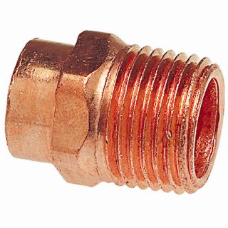 3/4 in x 3/4 in Copper Threaded Adapter Fitting