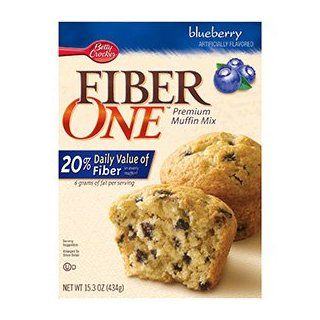 FIBER ONE MUFFIN MIX Blueberry   Case  Grocery & Gourmet Food