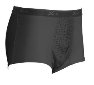CW X Men's Litefit Box Cut Running Brief, Black, X Large  Athletic Underwear  Clothing