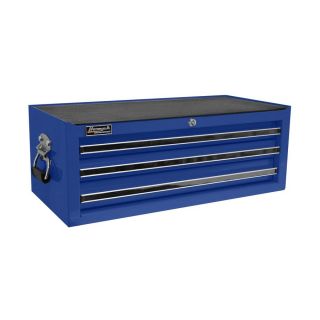 Homak Professional 9.875 in x 26.25 in 3 Drawer Ball Bearing Steel Tool Chest (Blue)