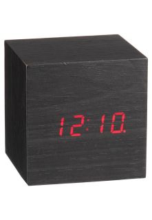 Kikkerland   ALARM CLOCK WOOD CUBE   Alarm clock   brown