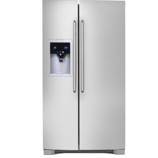 Electrolux 22.6 cu ft Side By Side Counter Depth Refrigerator with Single Ice Maker (Stainless Steel) ENERGY STAR
