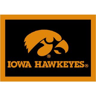 Milliken 2 ft 8 in x 3 ft 10 in Rectangular NCAA Iowa Hawkeyes Accent Rug