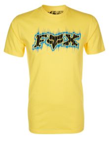 Fox Racing   DRAGGY   Print T shirt   yellow