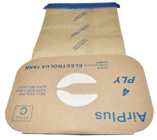 Electrolux 4 Ply AirPlus Style C Vacuum Bags, 1 Case Contains 100 Bags   Household Vacuum Bags