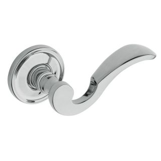 BALDWIN 5152 Polished Chrome Push Button Lock Residential Privacy Door Lever