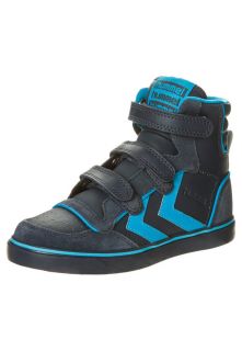 Hummel   STADIL NEON   High top trainers   blue