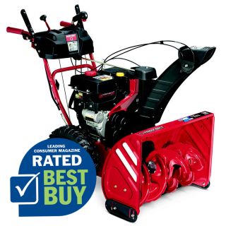 Troy Bilt Storm 2840 277 cc 28 in 2 Stage Electric Start Gas Snow Blower with Heated Handles and Headlight