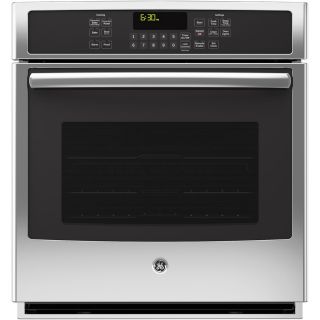 GE Profile 27 in Convection Single Electric Wall Oven (Stainless Steel)