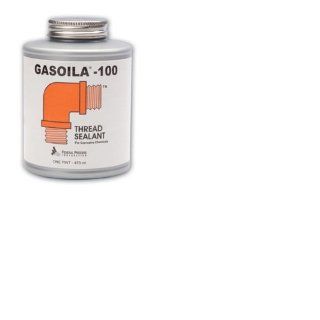 Gasoila 100 Soft Set Thread Sealant,  50 to 450 Degree F, For Corrosive Chemicals, 1 Pint Brush
