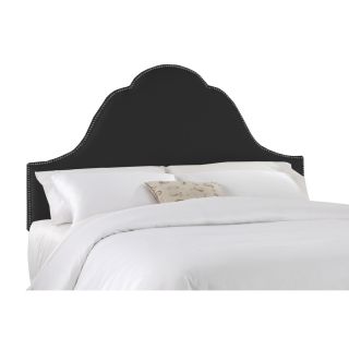 Skyline Furniture Clybourn Black King Textured Cotton Headboard