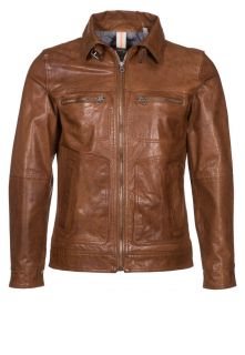 Mexx   Leather jacket   brown