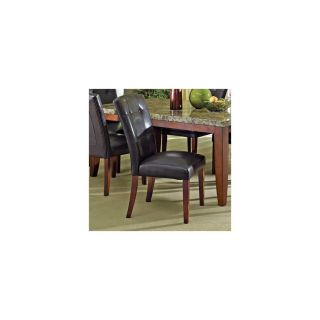 Steve Silver Company Set of 2 Montibello Rich Cherry Dining Chairs
