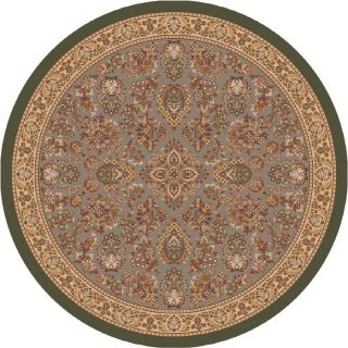 Milliken Halkara 7 ft 7 in x 7 ft 7 in Round Green Transitional Area Rug