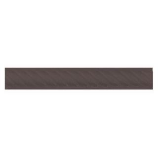 Interceramic Wall Tile Collection Black Ceramic Tile Liner (Common 1.5 in x 8 in; Actual 1.17 in x 7.83 in)