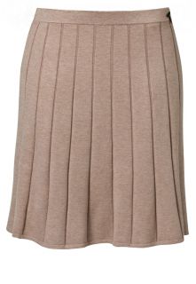 comma,   Pleated skirt   brown