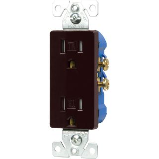 Cooper Wiring Devices 15 Amp Brown Decorator Duplex Electrical Outlet