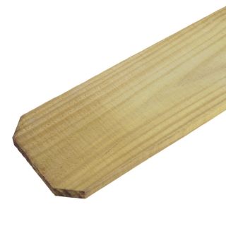 Pine Dog Ear Pressure Treated Wood Fence Picket (Common 3/4 In x 5 1/2 In x 72 in; Actual 0.75 in x 5.5 in x 72 in)