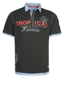 Tom Tailor   TROPICAL   Polo shirt   grey