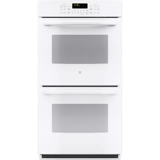 GE Profile Self Cleaning with Steam Convection Double Electric Wall Oven (White) (Common 27 in; Actual 26.7187 in)