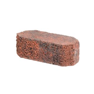 Oldcastle Fulton Red/Charcoal Double Split Retaining Wall Block (Common 12 in x 4 in; Actual 12 in x 4 in)