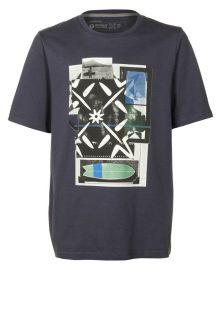 Oxbow   JUSTIN   Print T shirt   grey