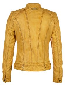 Milestone KIERA   Leather jacket   yellow