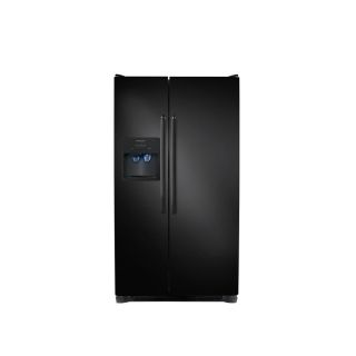 Frigidaire 22.6 cu ft Side by Side Refrigerator with Single Ice Maker (Black) ENERGY STAR