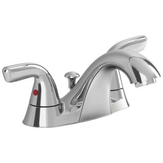 American Standard Covina Chrome 2 Handle 4 in Centerset WaterSense Bathroom Sink Faucet (Drain Included)