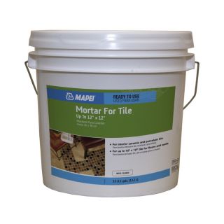 MAPEI 44 1/2 lbs White Liquid Dry Thinset Mortar