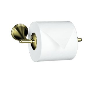 KOHLER Finial Vibrant French Gold Surface Mount Toilet Paper Holder
