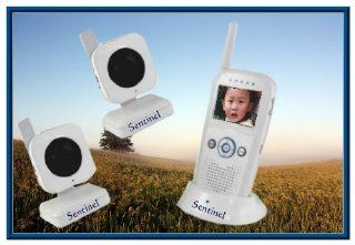 "THE HOME SENTINEL" Digital Wireless 2 Camera Handheld Baby Monitor GUARANTEED FREE FROM INTERFERENCE  Baby Audio Visual Monitors  Baby