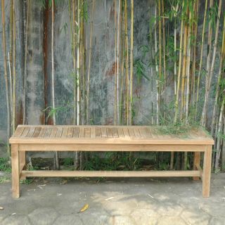 Anderson Teak 59 in L Teak Patio Bench